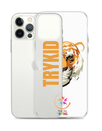 Clear Case for iPhone® with Trykid logo new stylish and trending
