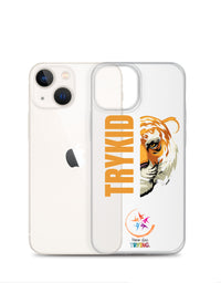 Clear Case for iPhone® with Trykid logo new stylish and trending
