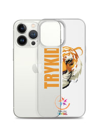 Clear Case for iPhone® with Trykid logo new stylish and trending
