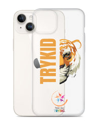 Clear Case for iPhone® with Trykid logo new stylish and trending
