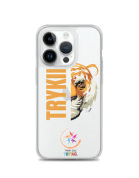 Clear Case for iPhone® with Trykid logo new stylish and trending
