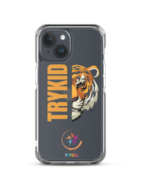 Clear Case for iPhone® with Trykid logo new stylish and trending
