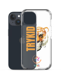 Clear Case for iPhone® with Trykid logo new stylish and trending
