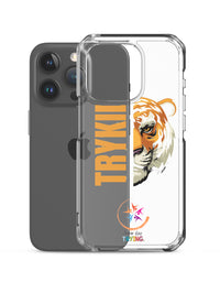 Clear Case for iPhone® with Trykid logo new stylish and trending
