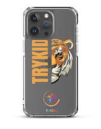 Clear Case for iPhone® with Trykid logo new stylish and trending
