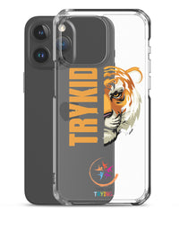 Clear Case for iPhone® with Trykid logo new stylish and trending
