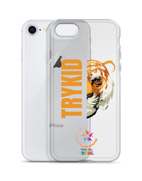 Clear Case for iPhone® with Trykid logo new stylish and trending
