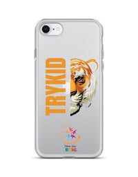 Clear Case for iPhone® with Trykid logo new stylish and trending
