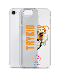 Clear Case for iPhone® with Trykid logo new stylish and trending
