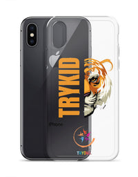 Clear Case for iPhone® with Trykid logo new stylish and trending
