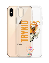 Clear Case for iPhone® with Trykid logo new stylish and trending
