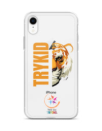 Clear Case for iPhone® with Trykid logo new stylish and trending
