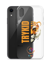 Clear Case for iPhone® with Trykid logo new stylish and trending
