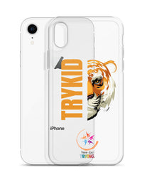 Clear Case for iPhone® with Trykid logo new stylish and trending
