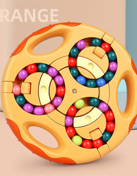 Rotating Magic Bean Cube Magic Bean Cube Toys Portable Double-Sided Ball Rotating Bean 3D Puzzles Education Toy For Kids Double Flip Handheld Puzzle Rings Stress Fidget Spinners Toys - TryKid
