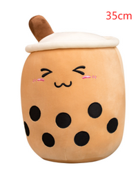 Cute Fruit Drink Plush Stuffed Soft Strawberry Milk Tea Plush Boba Tea Cup Toy Bubble Tea Pillow Cushion Kids Gift - TryKid
