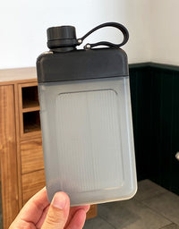 Portable Pocket Water Bottle Creative Flat Sports Bottle Simple - TryKid
