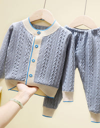 Two-piece Cardigan Jackets For Boys And Girls - TryKid
