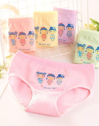 Children's Underwear Girls Pure Cotton Boxer - TryKid
