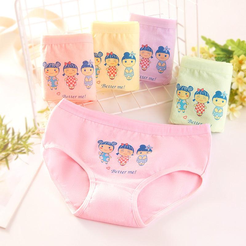 Children's Underwear Girls Pure Cotton Boxer - TryKid