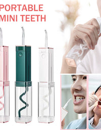 Water Jet Floss Dental Irrigator Dental Pick Oral Irrigation Teeth Cleaning Machine Water Dental Flosser Faucet Oral Irrigator - TryKid
