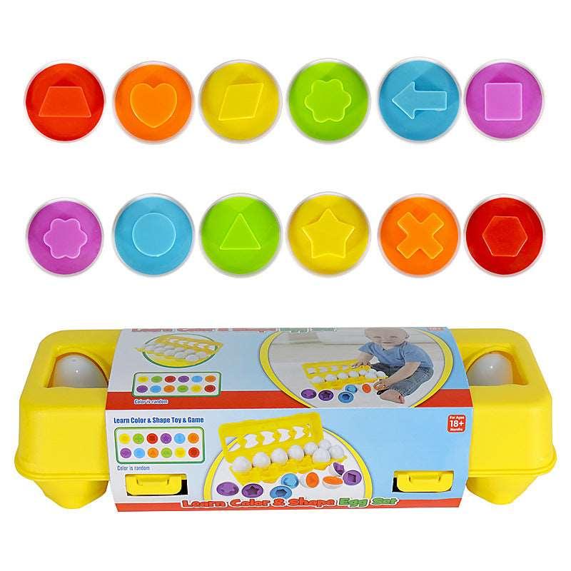 Baby Learning Educational Toy Smart Egg Toy Games Shape Matching Sorters Toys Montessori Eggs Toys For Kids Children
