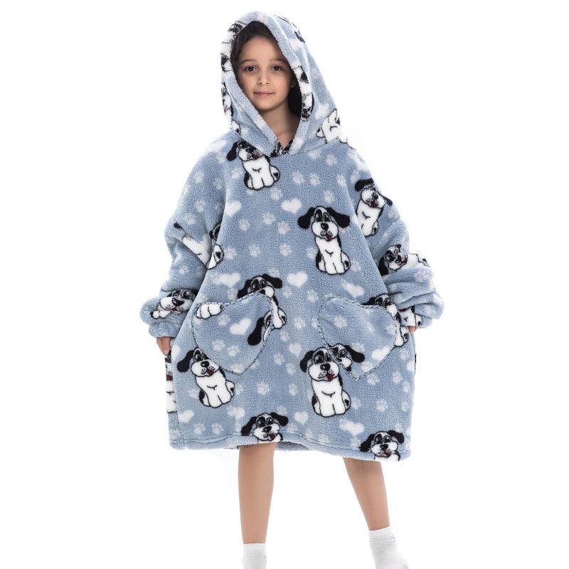 Oversized Thermal Sweatshirt Lazy Sweatshirt Kids - TryKid