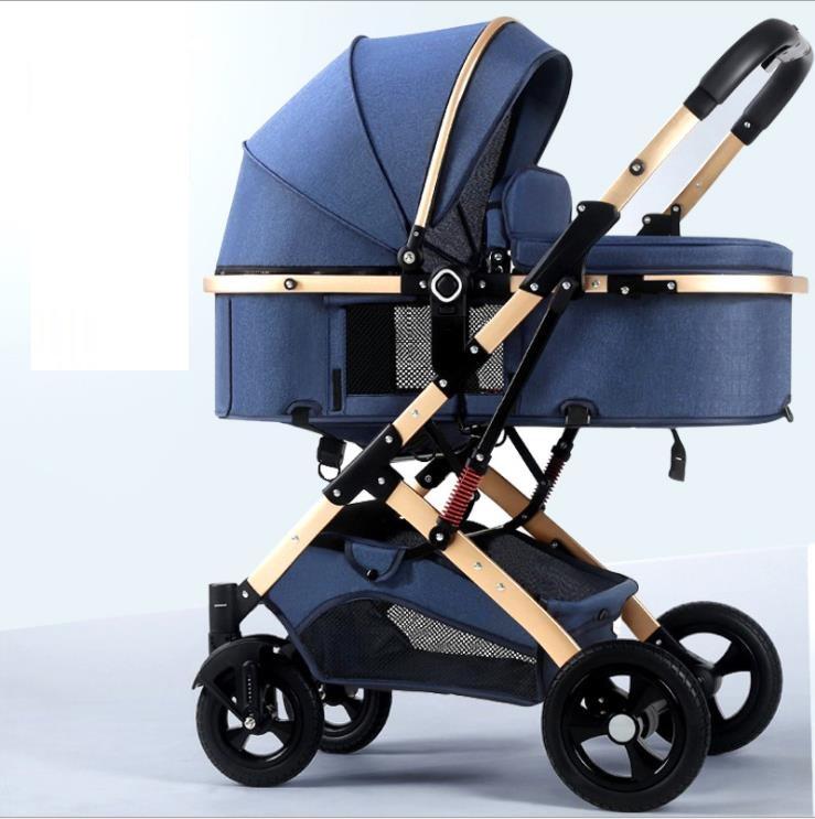 Two-way Newborn Baby Stroller Portable Folding - TryKid