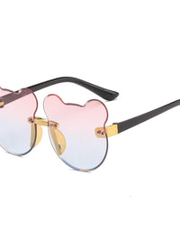 Cat Ear Kids Sunglasses Frameless Shape - TryKid
