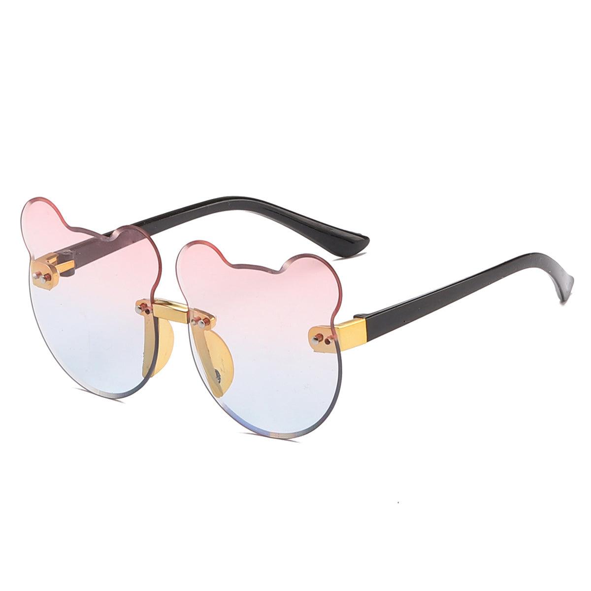 Cat Ear Kids Sunglasses Frameless Shape - TryKid