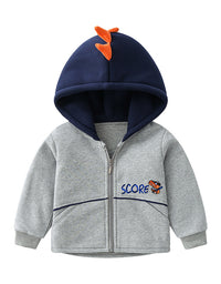 Fashionable Kids Warm Thick Hooded Jacket - TryKid
