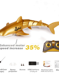 Remote Control Shark 2.4G Remote Control Fish Children's Toys Summer Water Toys - TryKid
