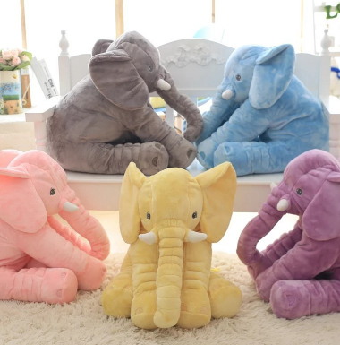 Elephant Doll Pillow Baby Comfort Sleep With - TryKid