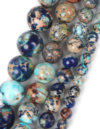 Natural Lapis Lazuli Emperor Turquoise Handmade DIY Bead Semi-finished Product
