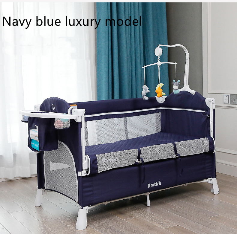 Multifunctional Baby Cot Splicing Large Bed Movable - TryKid