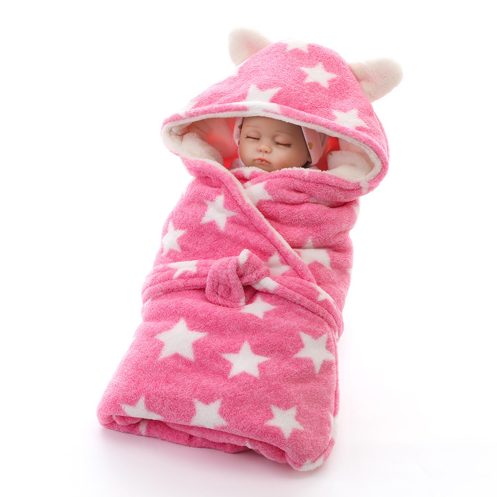 Printed Baby Swaddle Thickened Baby - TryKid