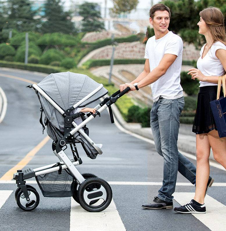 High View Baby Stroller Can Sit And Lie Down - TryKid