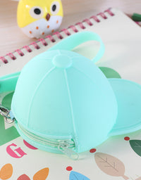 Cute Cartoon Candy Color Hat Silicone Coin Purse - TryKid
