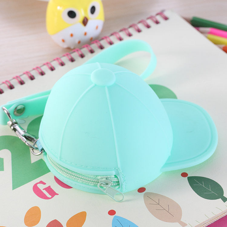 Cute Cartoon Candy Color Hat Silicone Coin Purse - TryKid