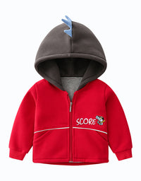 Fashionable Kids Warm Thick Hooded Jacket - TryKid
