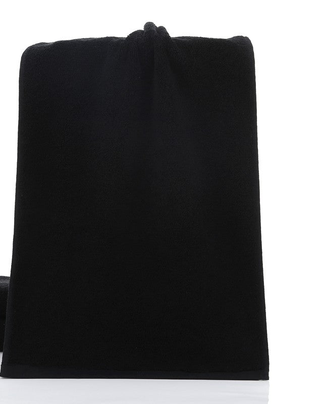 21 strands of black cotton towels - TryKid