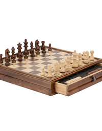 Fashion Walnut Chess And Checkers Suit - TryKid
