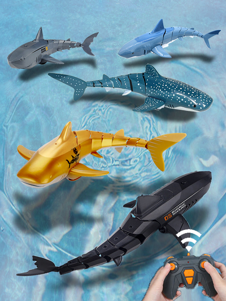 Remote Control Shark 2.4G Remote Control Fish Children's Toys Summer Water Toys - TryKid