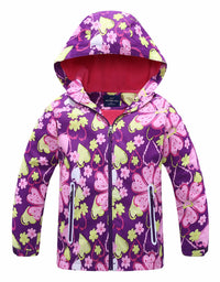 Children's Windbreaker Girls' Jackets, Big Children's Windproof And Rainproof - TryKid
