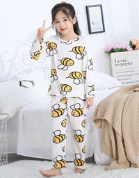 Cartoon Long-sleeved Girls In Autumn Big Children Kids - TryKid
