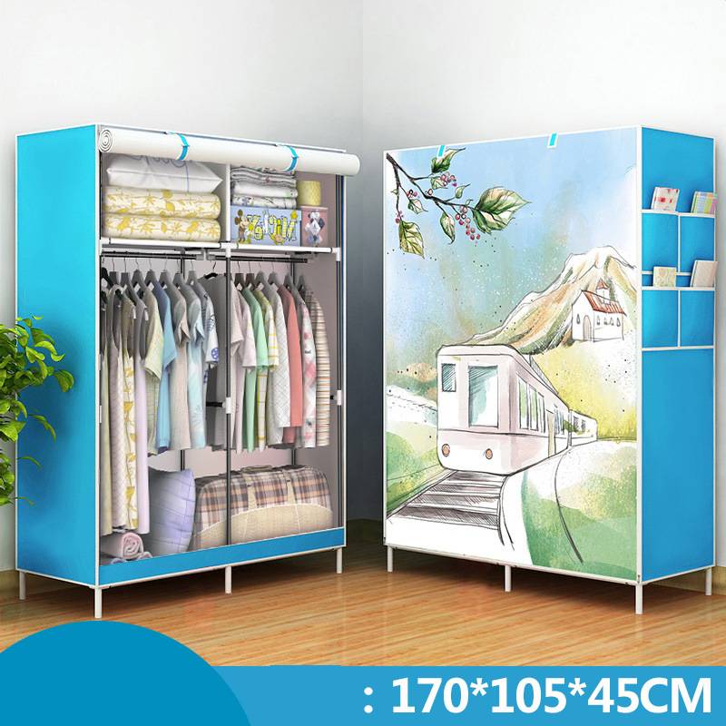 Single Dormitory Dust Closed Wardrobe - TryKid