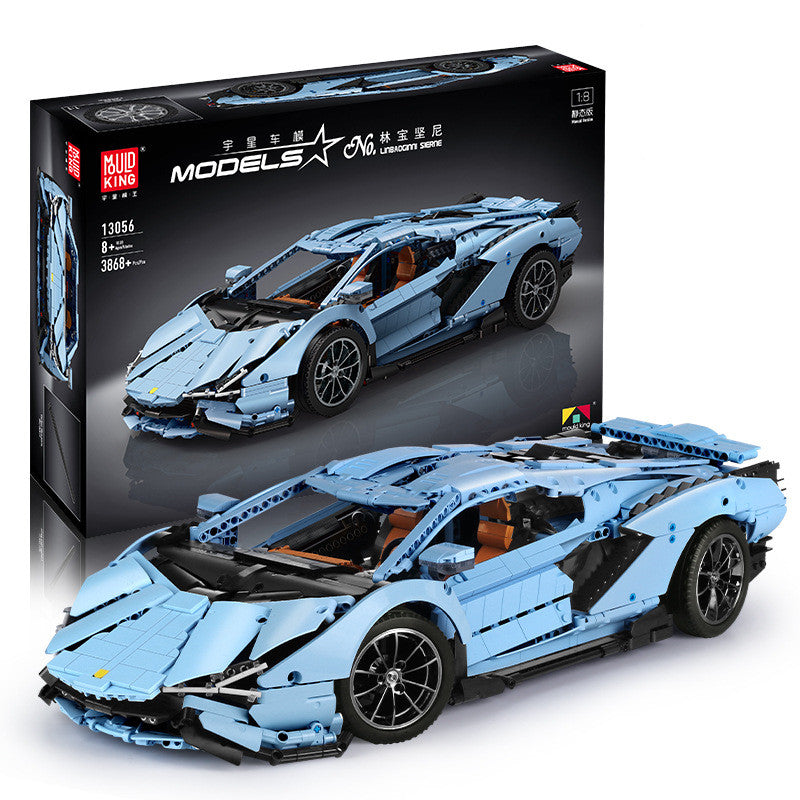 Technology Machinery Series Sports Car Assembled Building Blocks Toys - TryKid