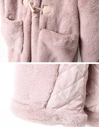 Thickened Faux Fur Coat For Big Kids - TryKid
