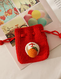 Good Luck And Good Meaning Hand-woven Coin Purse - TryKid
