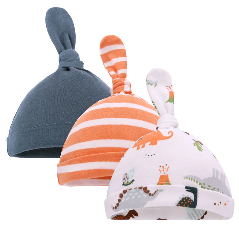 Thin Cotton Printed Baby Hat - TryKid